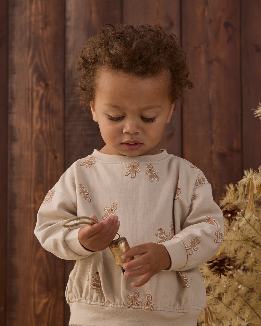 Relaxed Fleece Sweatshirt - Gingerbread