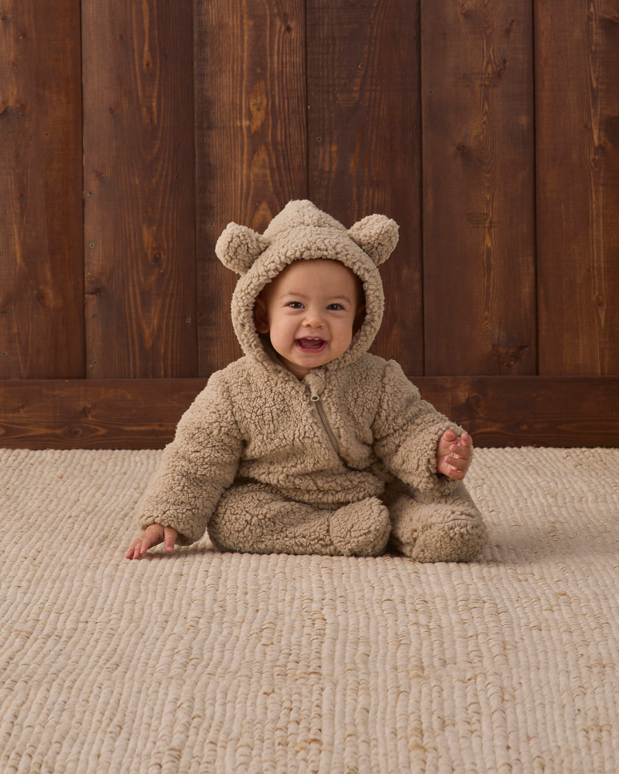 Bear Jumpsuit - Latte