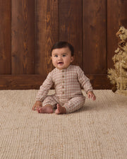 Woven Jumpsuit - Christmas Plaid