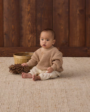 Chunky Knit Sweater - Heathered Latte