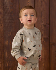 Relaxed Fleece Sweatshirt - Halloween Things