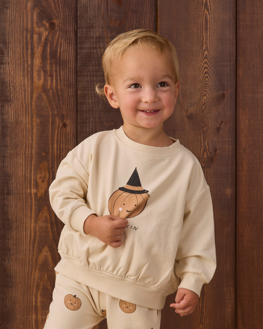 Relaxed Fleece Sweatshirt - Lil Pumpkin