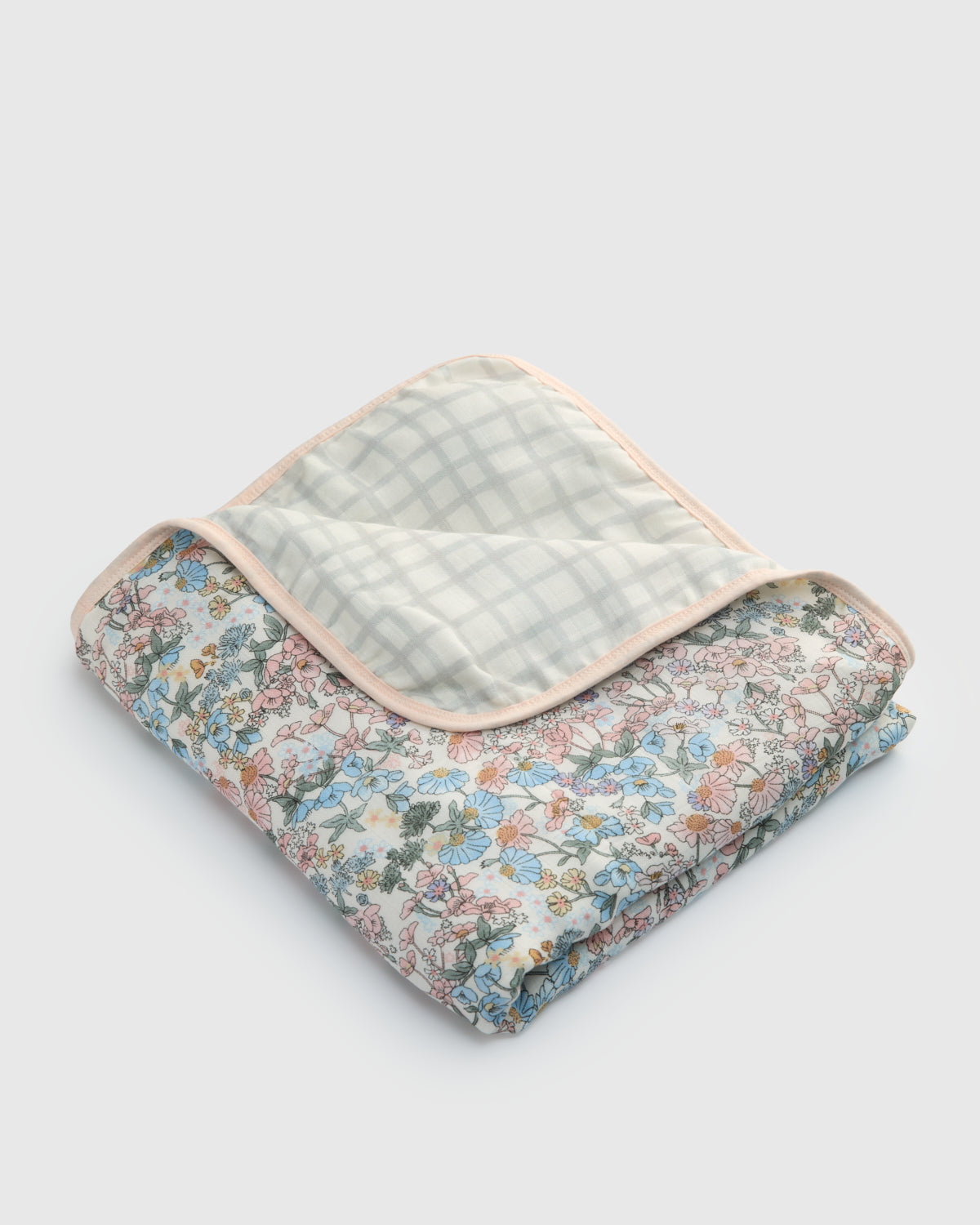 Muslin Quilt Blanket - English Garden