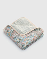 Muslin Quilt Blanket - English Garden