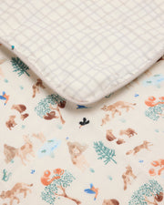 Muslin Quilt Blanket - Llama Adventures