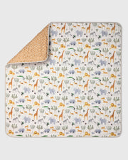 Muslin Quilt Blanket - Safari Jungle