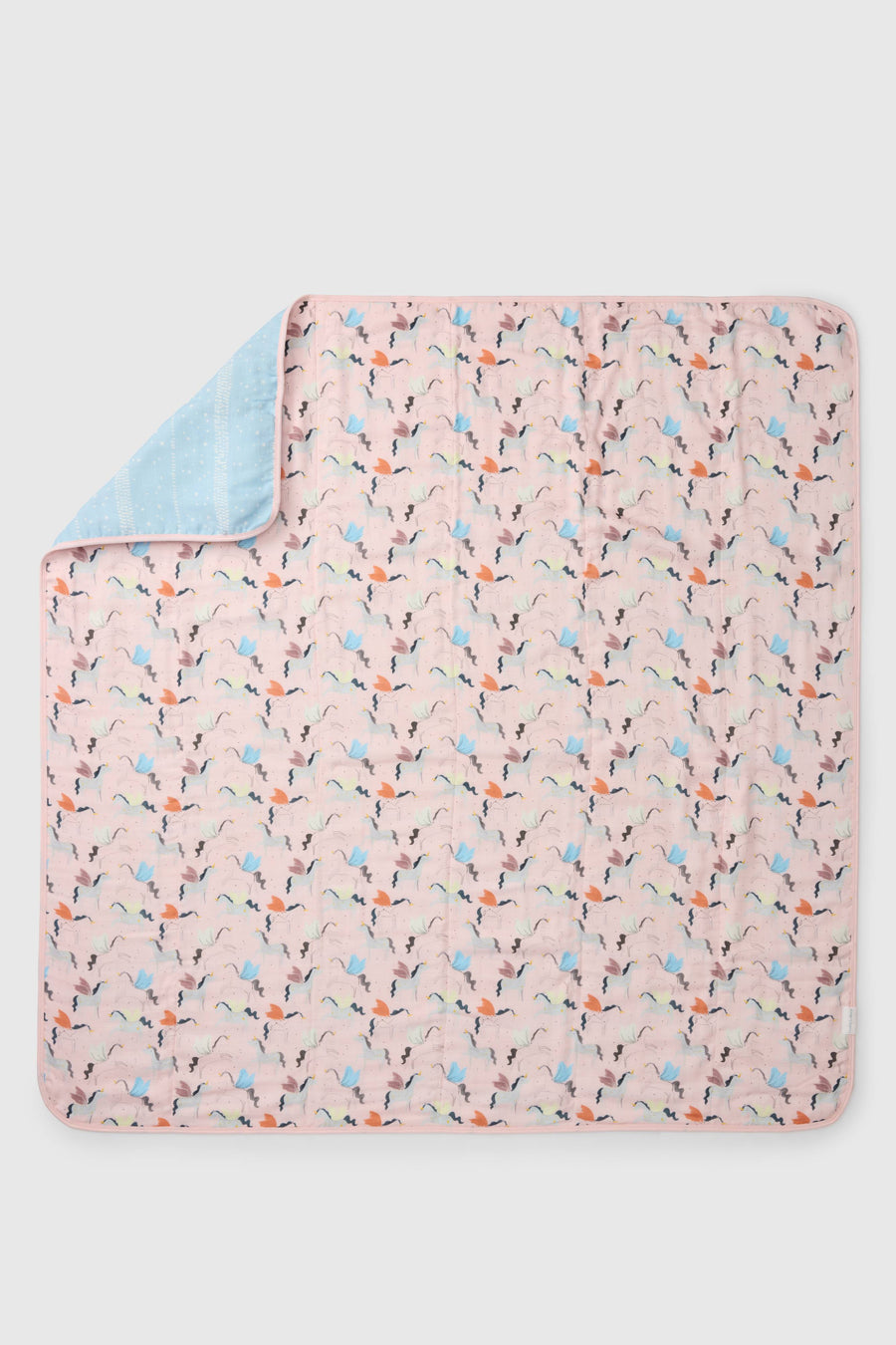 Muslin Quilt Blanket - Unicorn Ballet