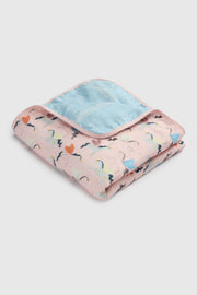 Muslin Quilt Blanket - Unicorn Ballet
