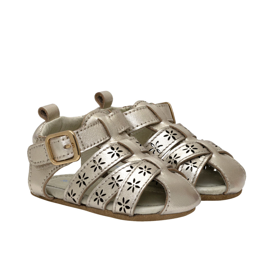 First Kicks Fleur - Metallic Gold