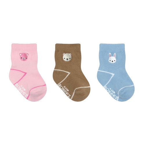 3-Pack Baby Socks - Tiny Critters