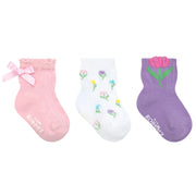 3-Pack Baby Socks - Tulip Garden