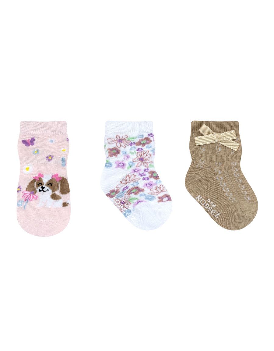 3-Pack Baby Socks - Bailey the Beagle