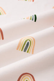 Bamboo Zippered Footie - Retro Rainbow