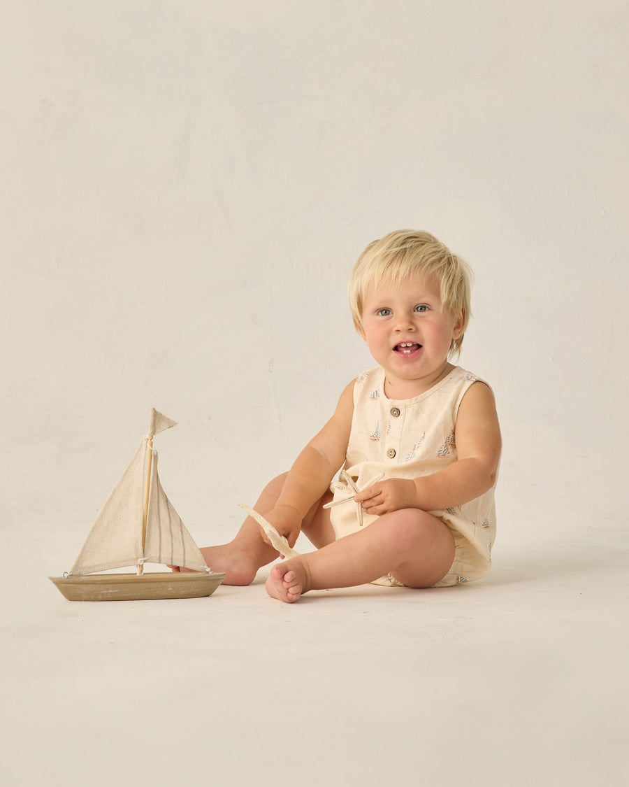 Beau Romper - Sail