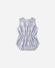 Cinch Playsuit - Periwinkle Daisy