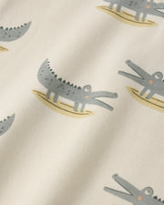Relaxed Bubble Romper - Alligators