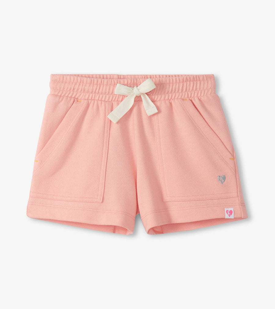 Easy Basic Shorts - Apricot Blush