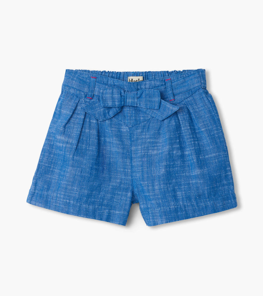 Paper Bag Shorts - Chambray