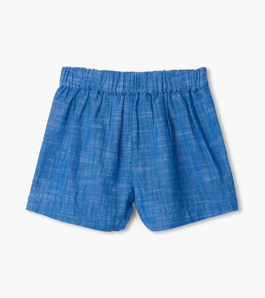Paper Bag Shorts - Chambray
