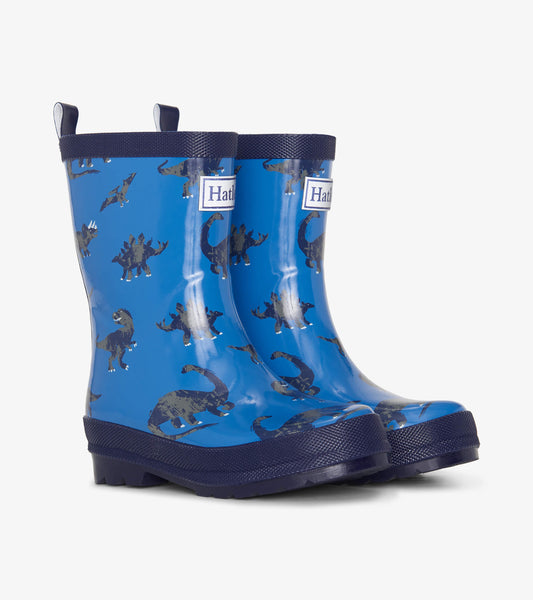 Rain Boots - Dino Stamp Shiny