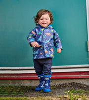 Rain Boots with Handles - Little Dinos