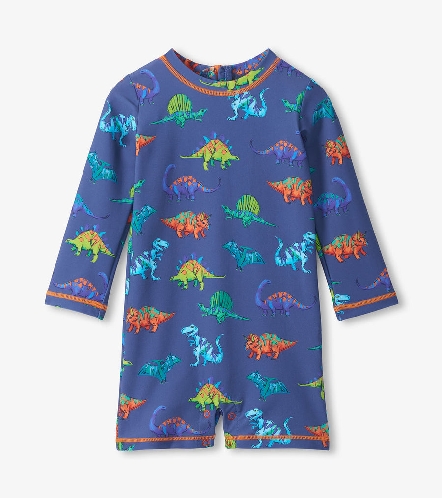 Dino Party One-Piece Rashguard
