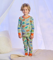 Cotton Pajama Set - Dino Party