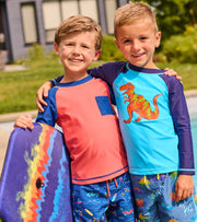 Long Sleeve Rashguard - Dino Party