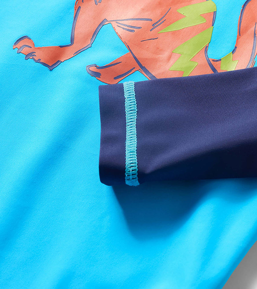 Long Sleeve Rashguard - Dino Party