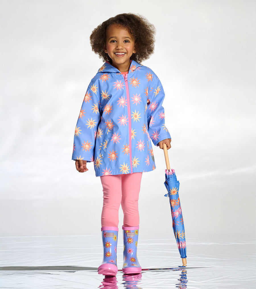 Shiny Rain Boots- Faded Suns