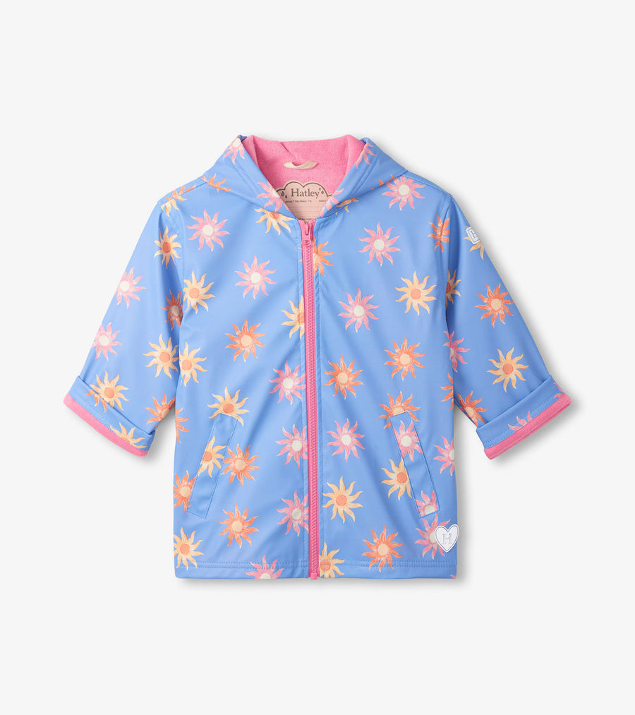 Zip Up Rain Jacket - Faded Suns