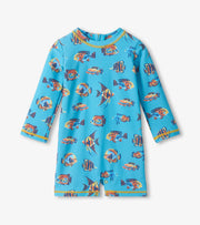Tropical Ocean One-Piece Rashguard