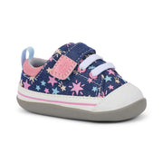 Stevie Mini (First Walker) - Navy Denim/Stars