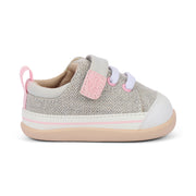 Stevie Mini  (First Walker) - Gray Herringbone