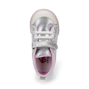 Kristin Sneaker - Silver/Pink