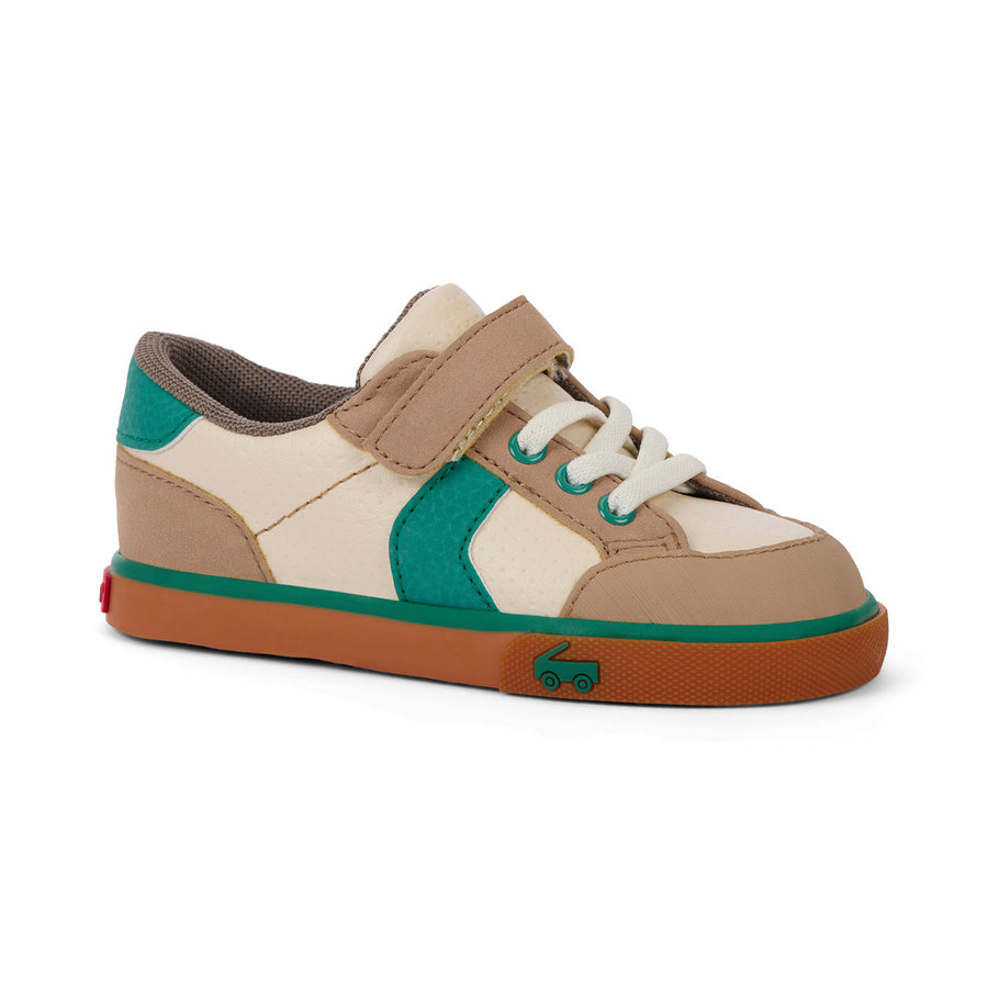 Connor - Beige/Jungle Green