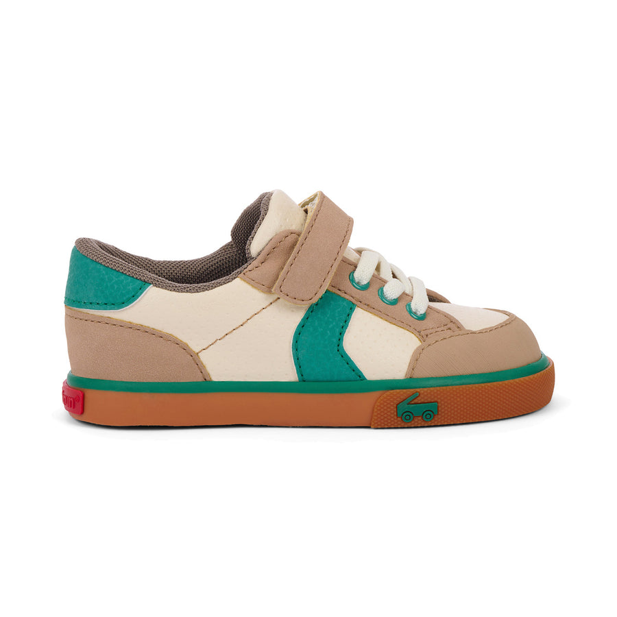 Connor - Beige/Jungle Green