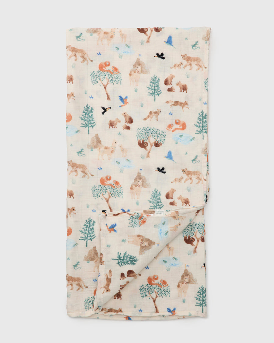 Muslin Swaddle - Llama Adventures