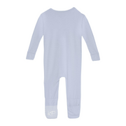 Classic Footie with 2 Way Zipper - Dew