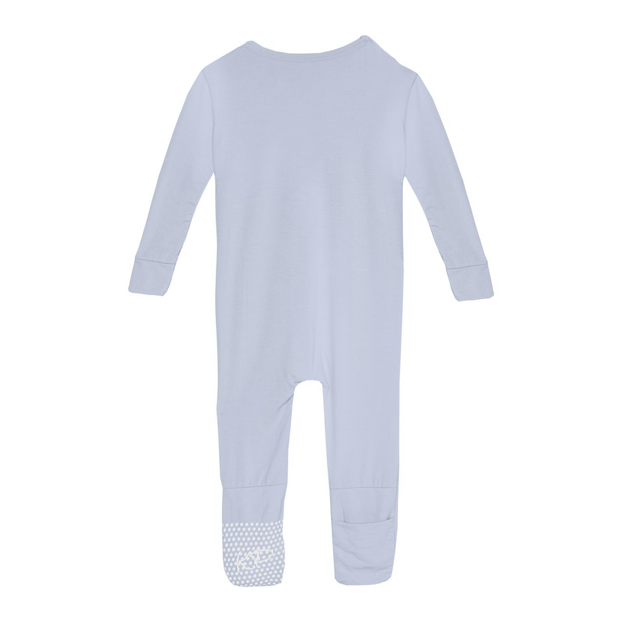 Classic Footie with 2 Way Zipper - Dew