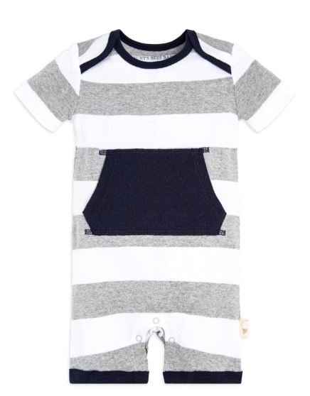2 Pack Pocket Shortalls - Heather Grey