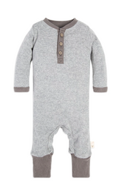 Henley Coverall - Heather Grey