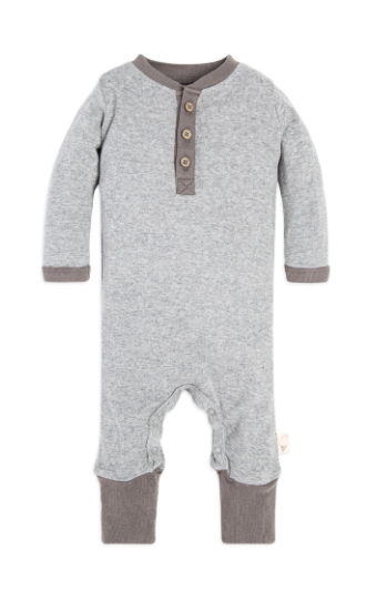 Henley Coverall - Heather Grey