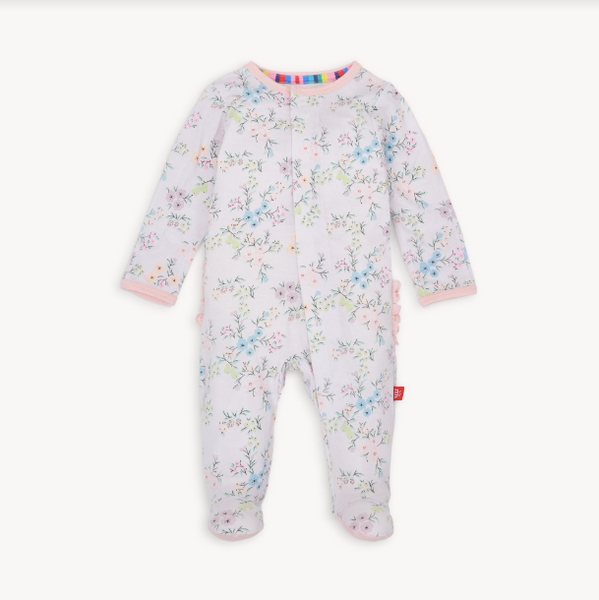 Modal Magnetic Ruffle Footie - Emily