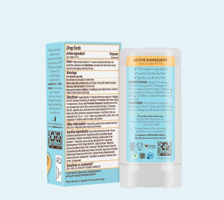 Fragrance Free SPF 50 Baby Face Mineral Sunscreen Stick
