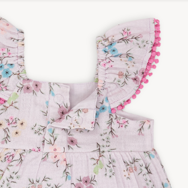 Emily Cotton Dress + Diaper Cover