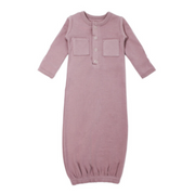 Preemie/Newborn Organic Cotton Gown - Various Colors