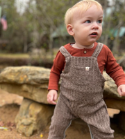 AYNOR Rib Onesie - Rust Rib