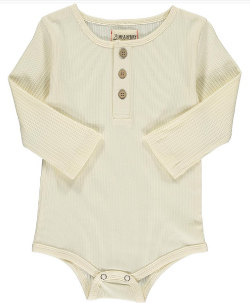 AYNOR Rib Onesie - Cream Rib