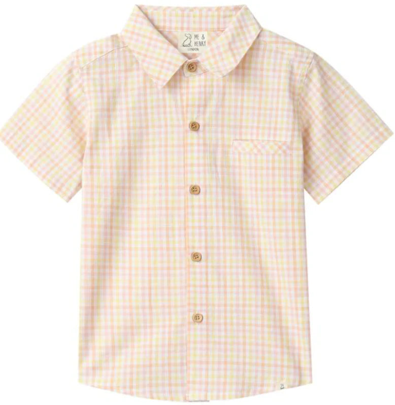 Newport Woven Shirt - Chambray/Cream Plaid (Copy)